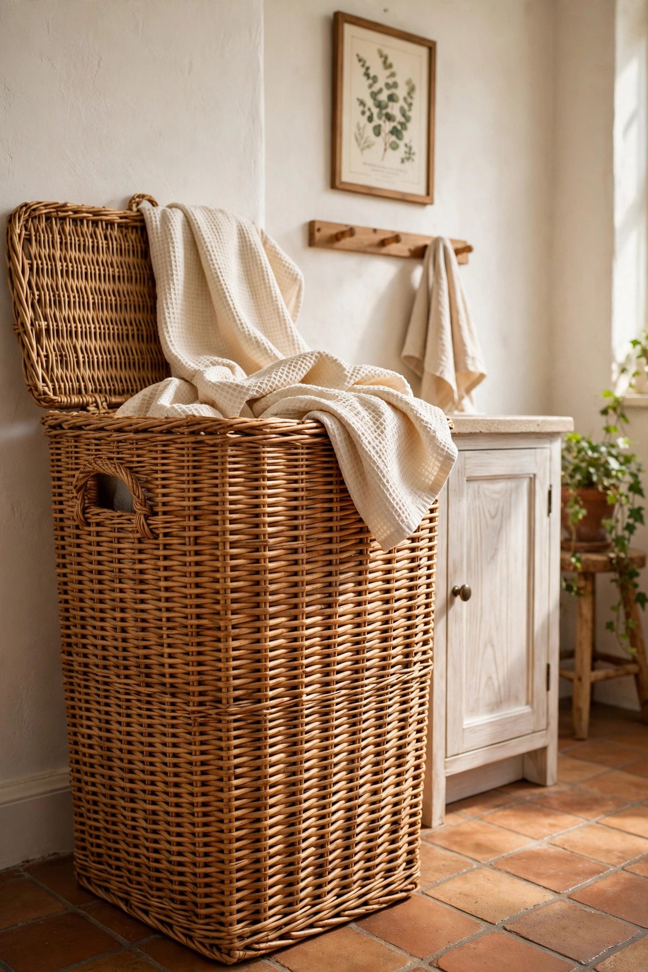Wicker Laundry Hamper