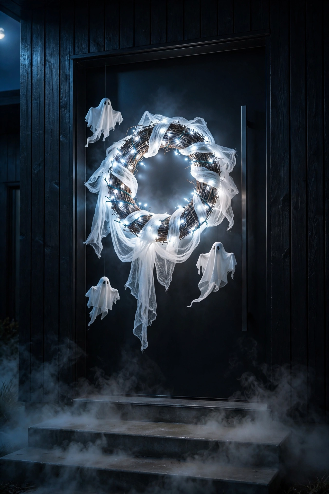 Glowing Phantom LED Light Wreath