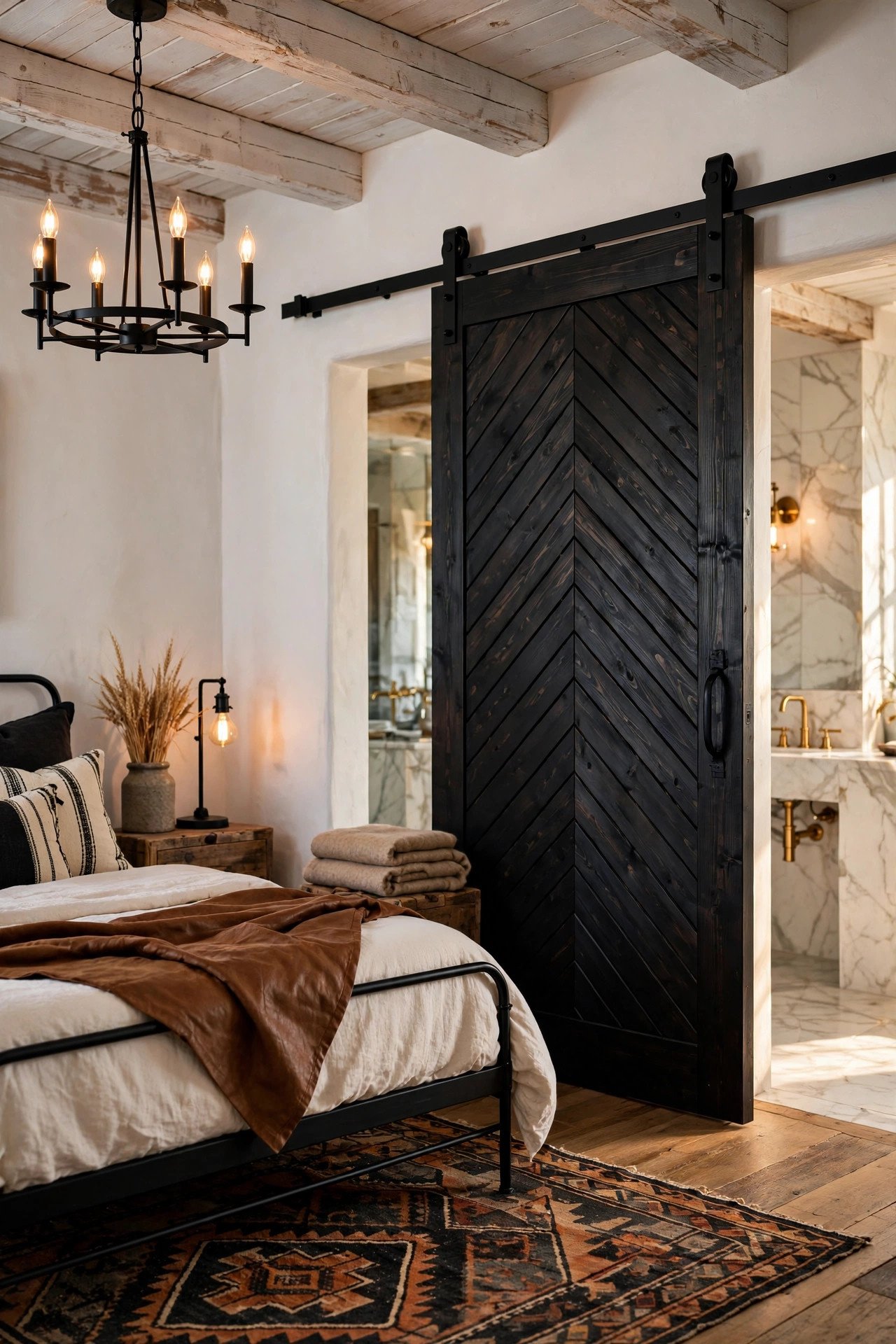 Black Sliding Barn Door