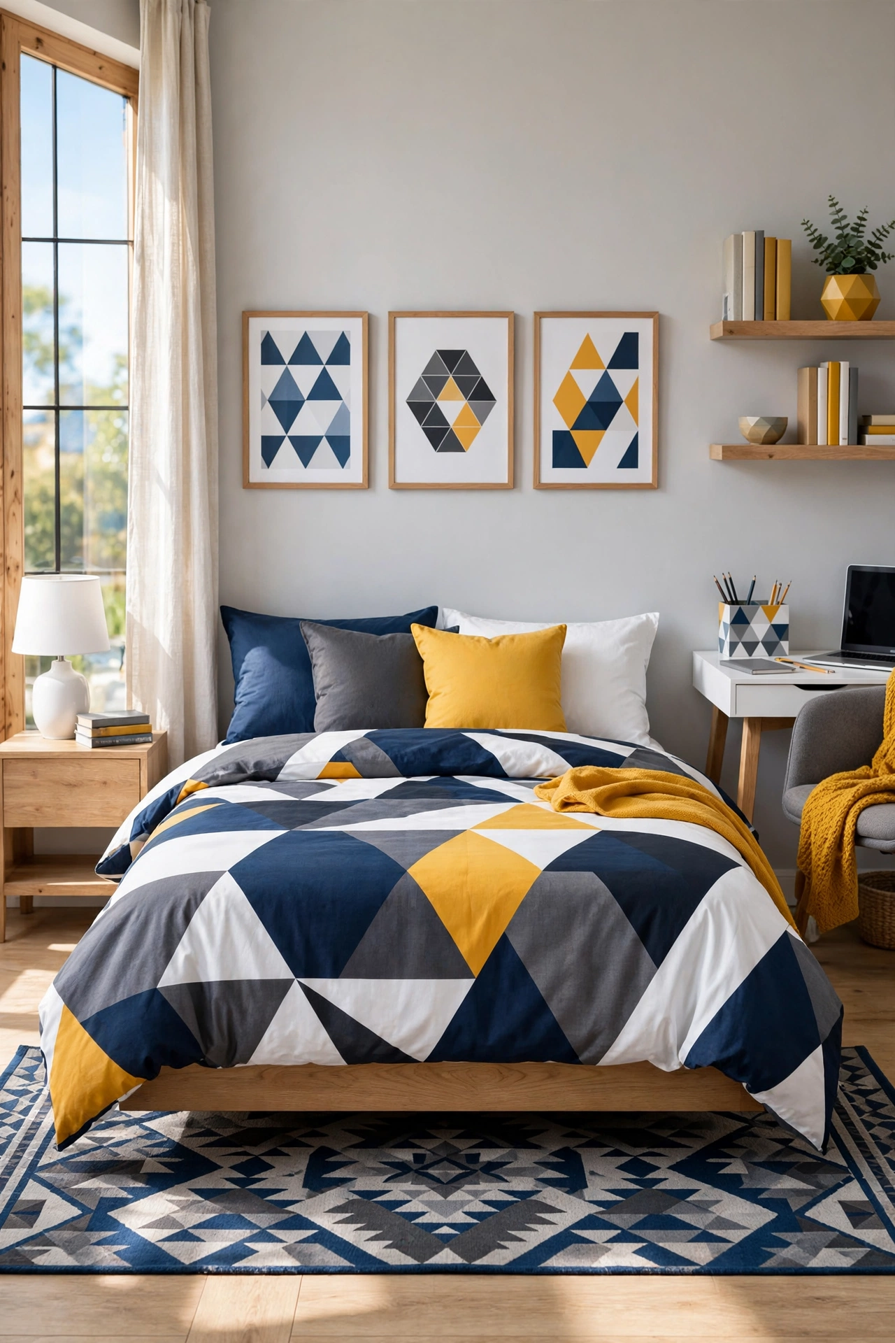 Geometric Pattern Bedding Style
