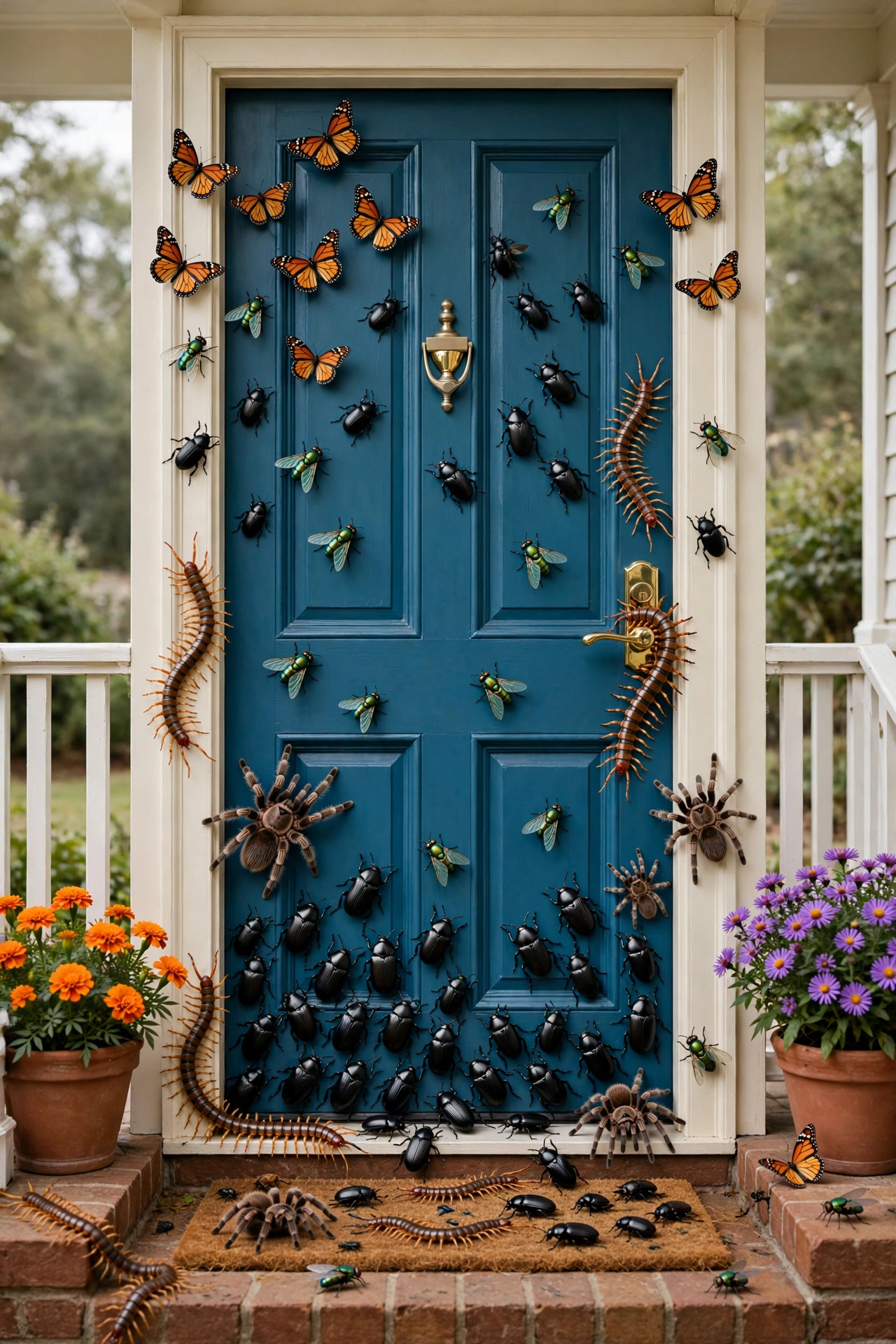 Creepy Crawly Bug Door Decals