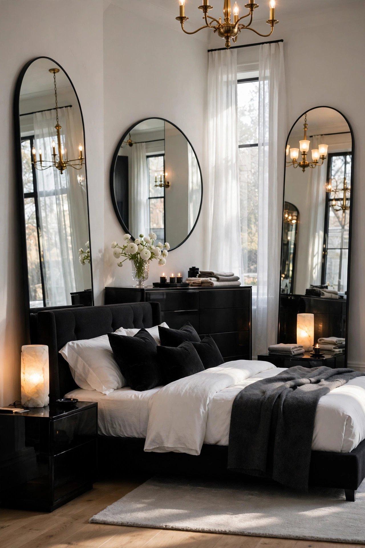 Black Mirrors with Thin Frames