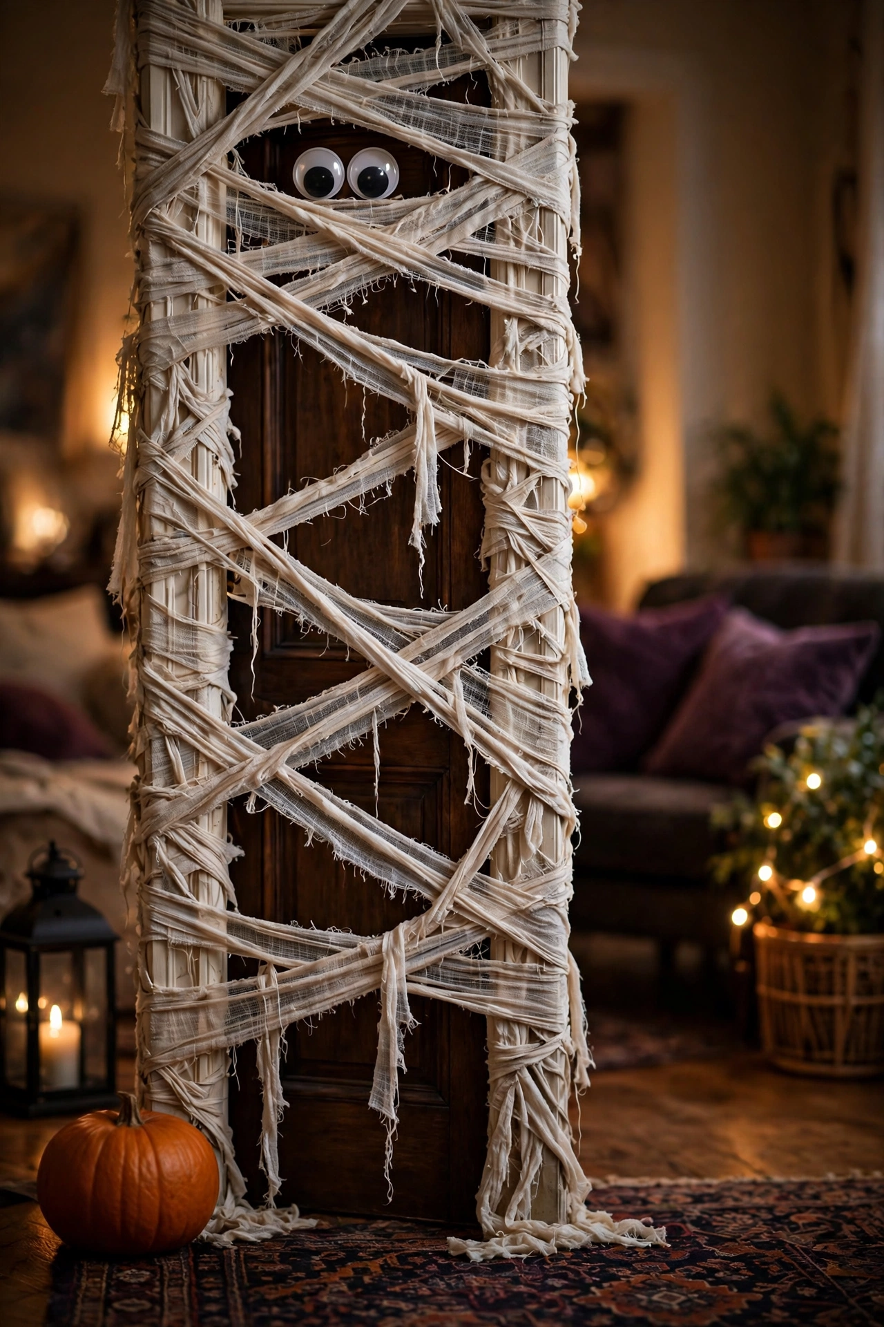 Mummy-Wrapped Interior Door Frames