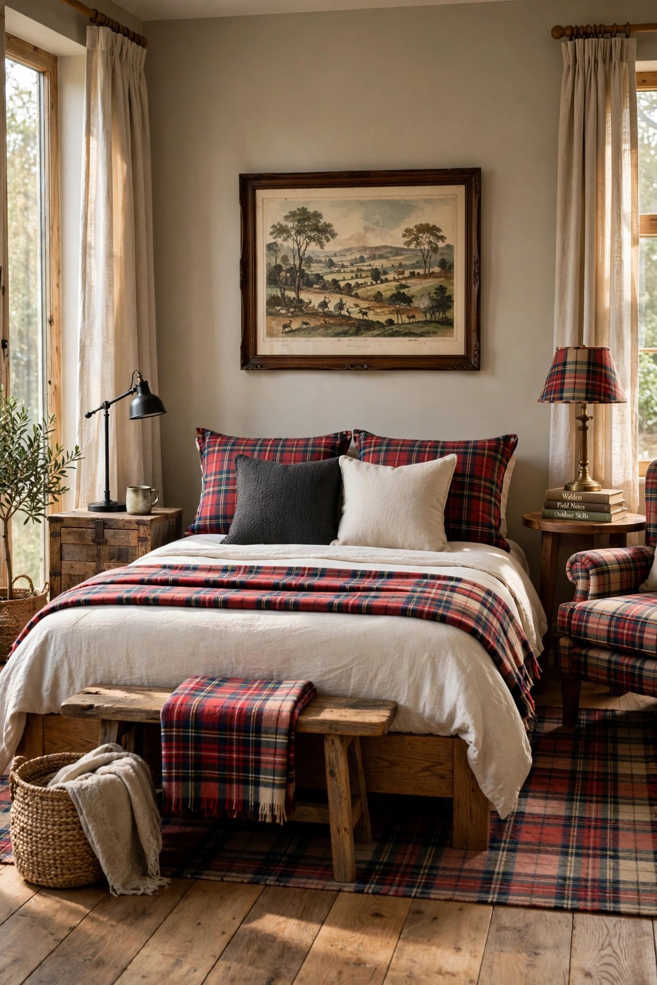 Plaid Accent Textiles