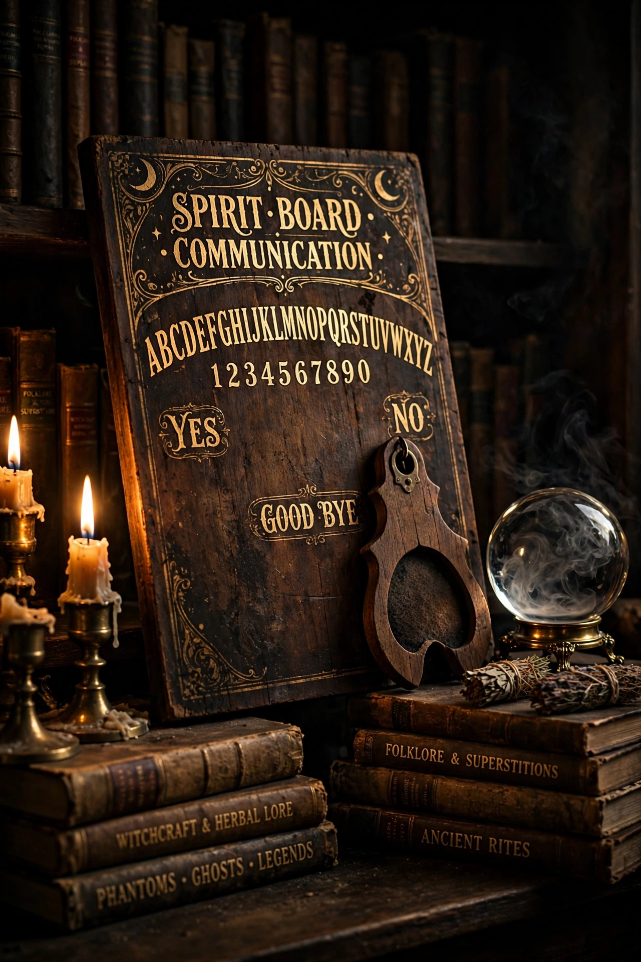 Vintage Spirit Board Display