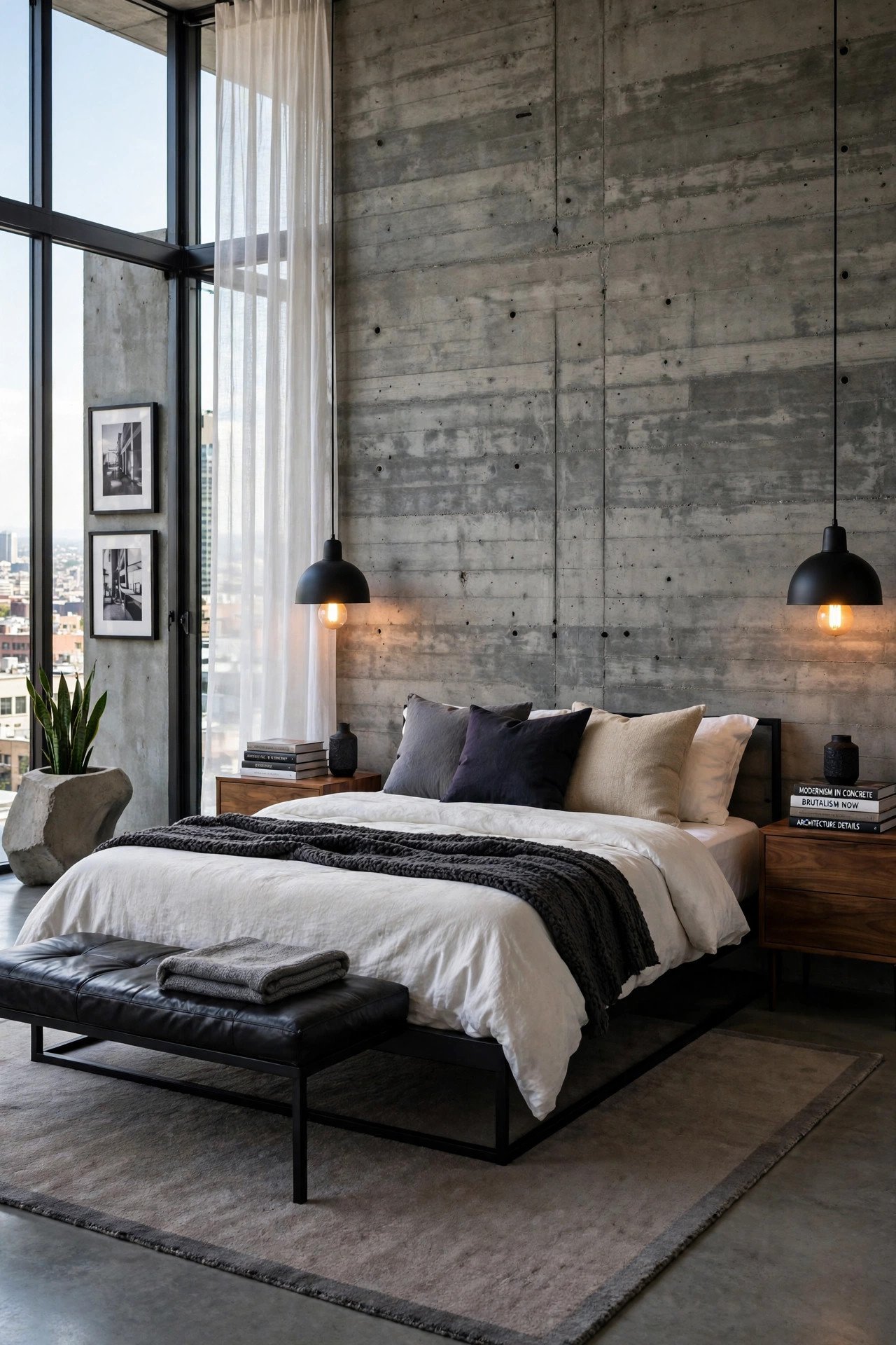 Concrete Accent Wall