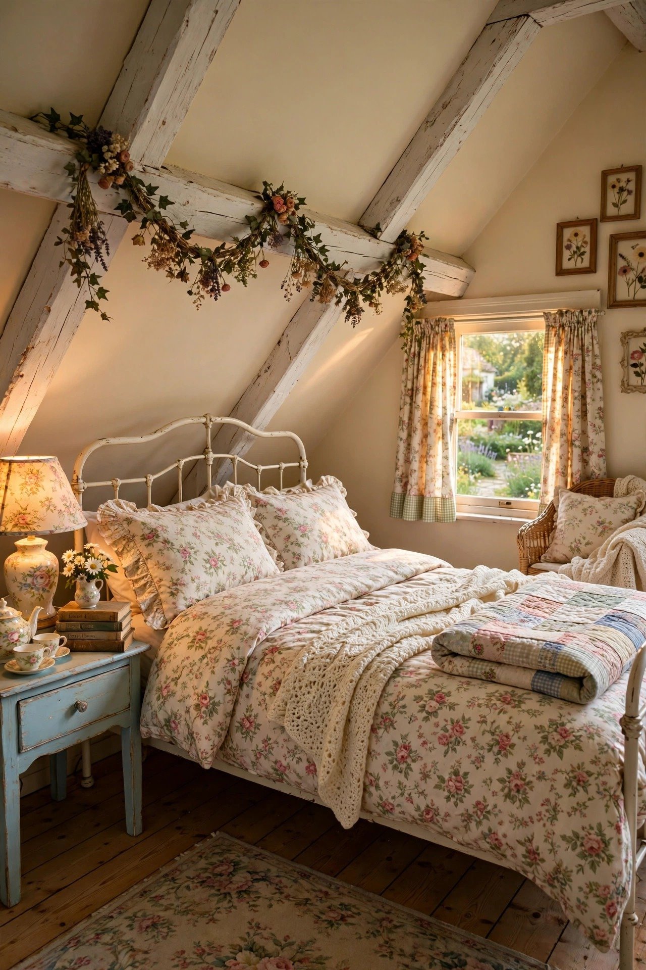 Cottage Core Floral Nest
