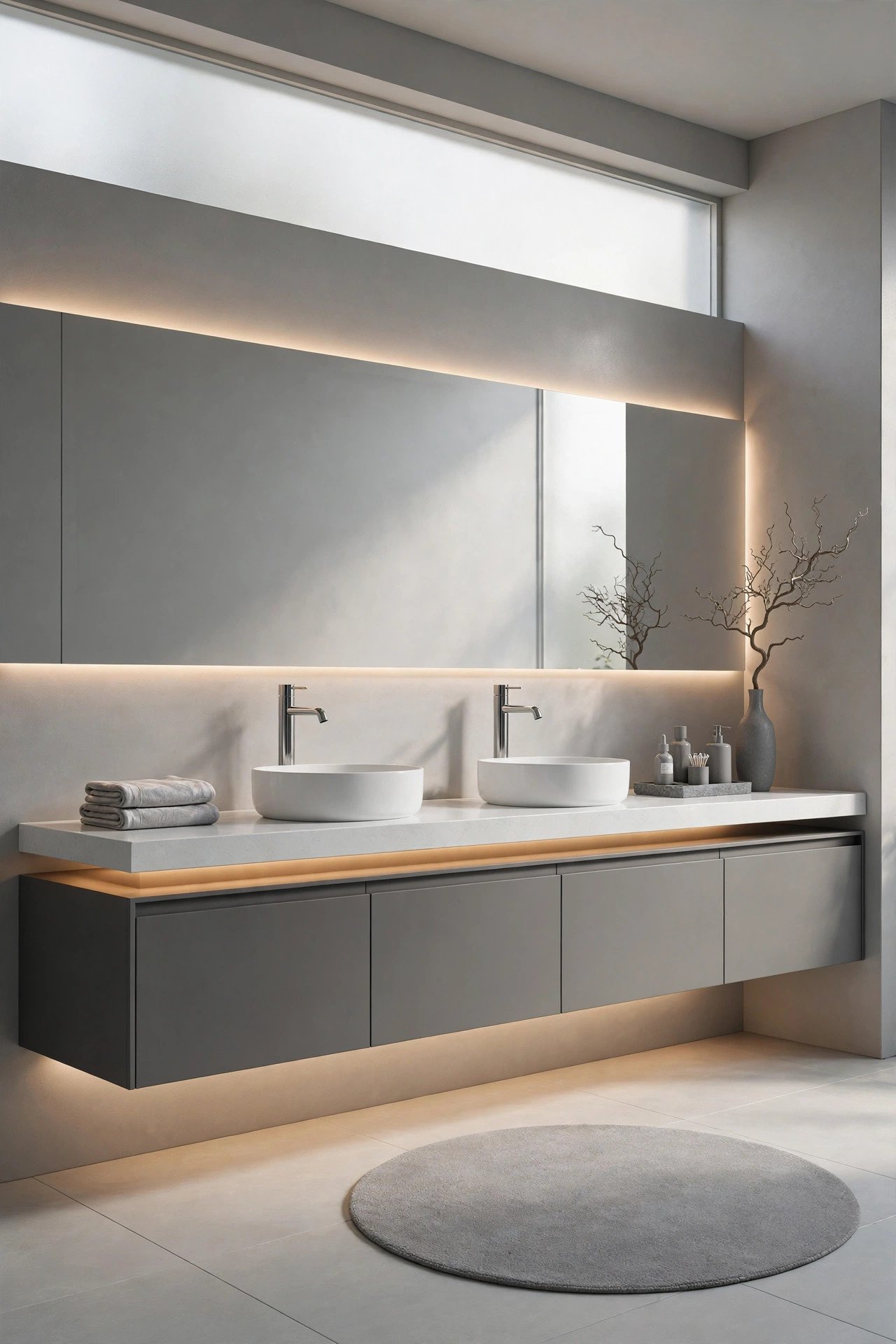 30 Grey Bathroom Ideas That Prove Neutral Can Be Stunning