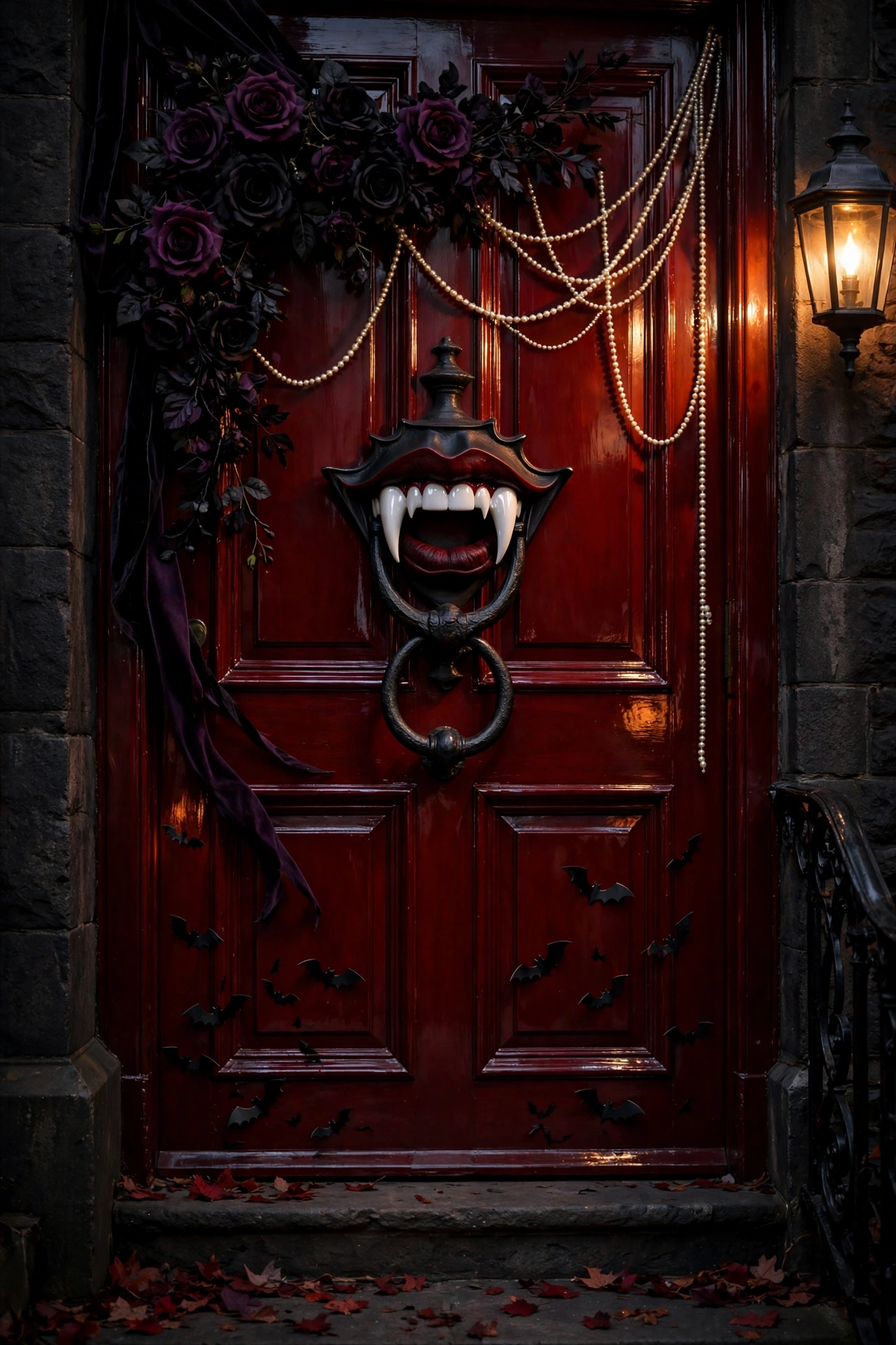 Vampire Fang Door Knocker Cover
