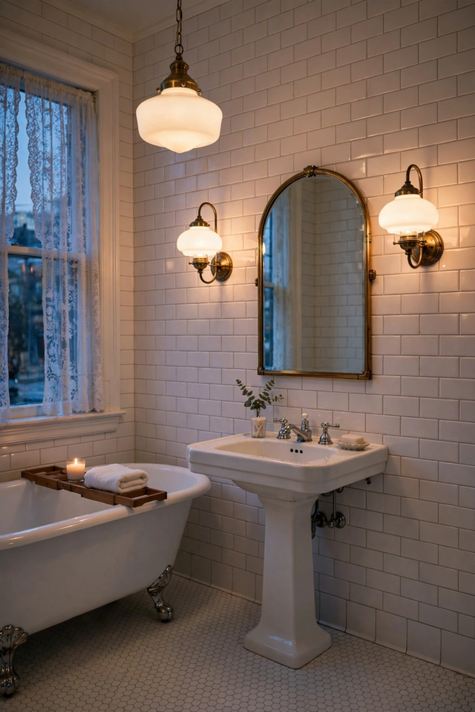 Milk Glass Light Fixtures