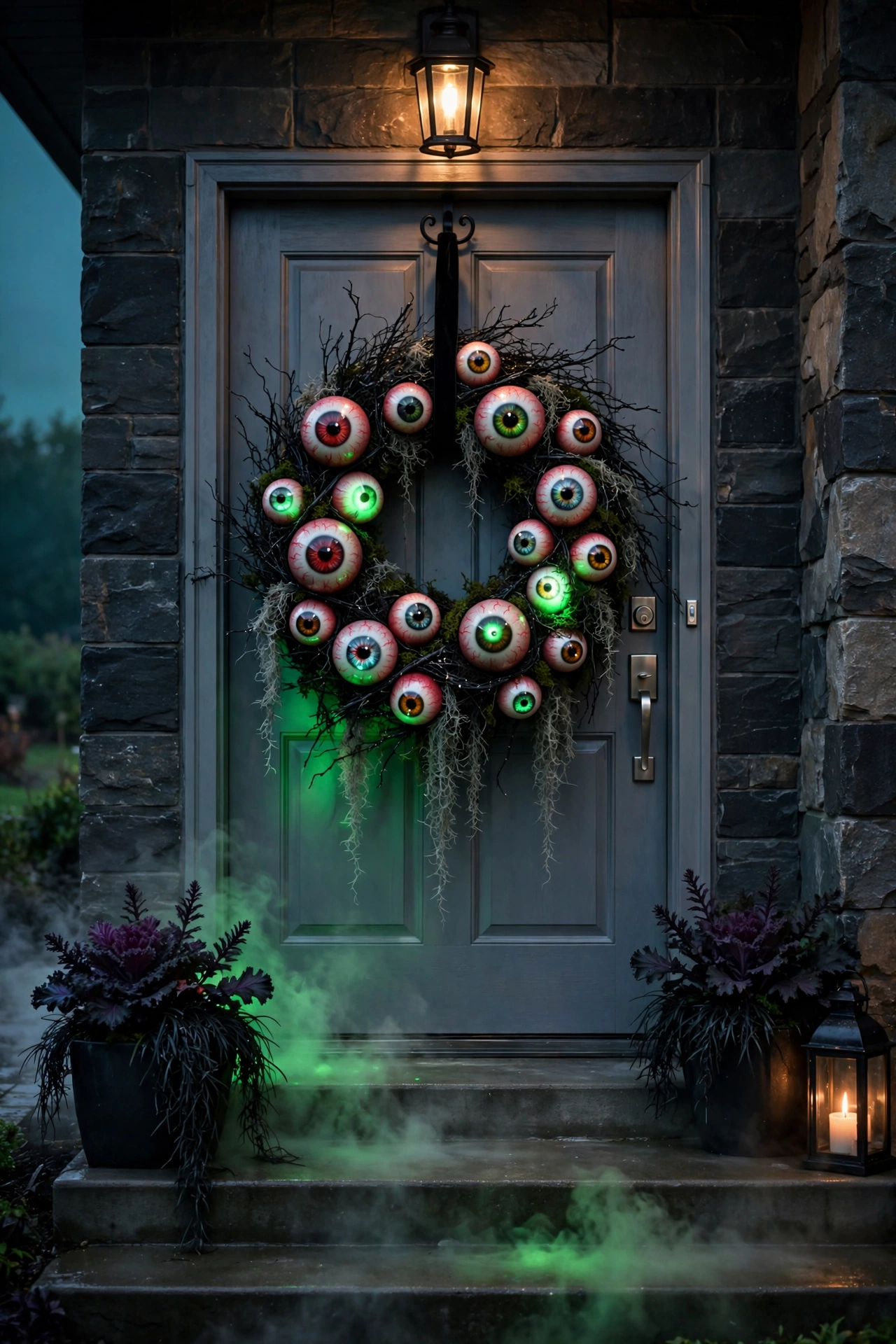 Eerie Eyeball Wreath