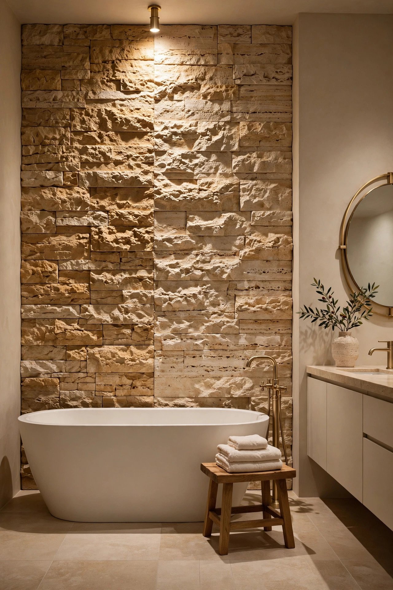 Natural Stone Accent Wall