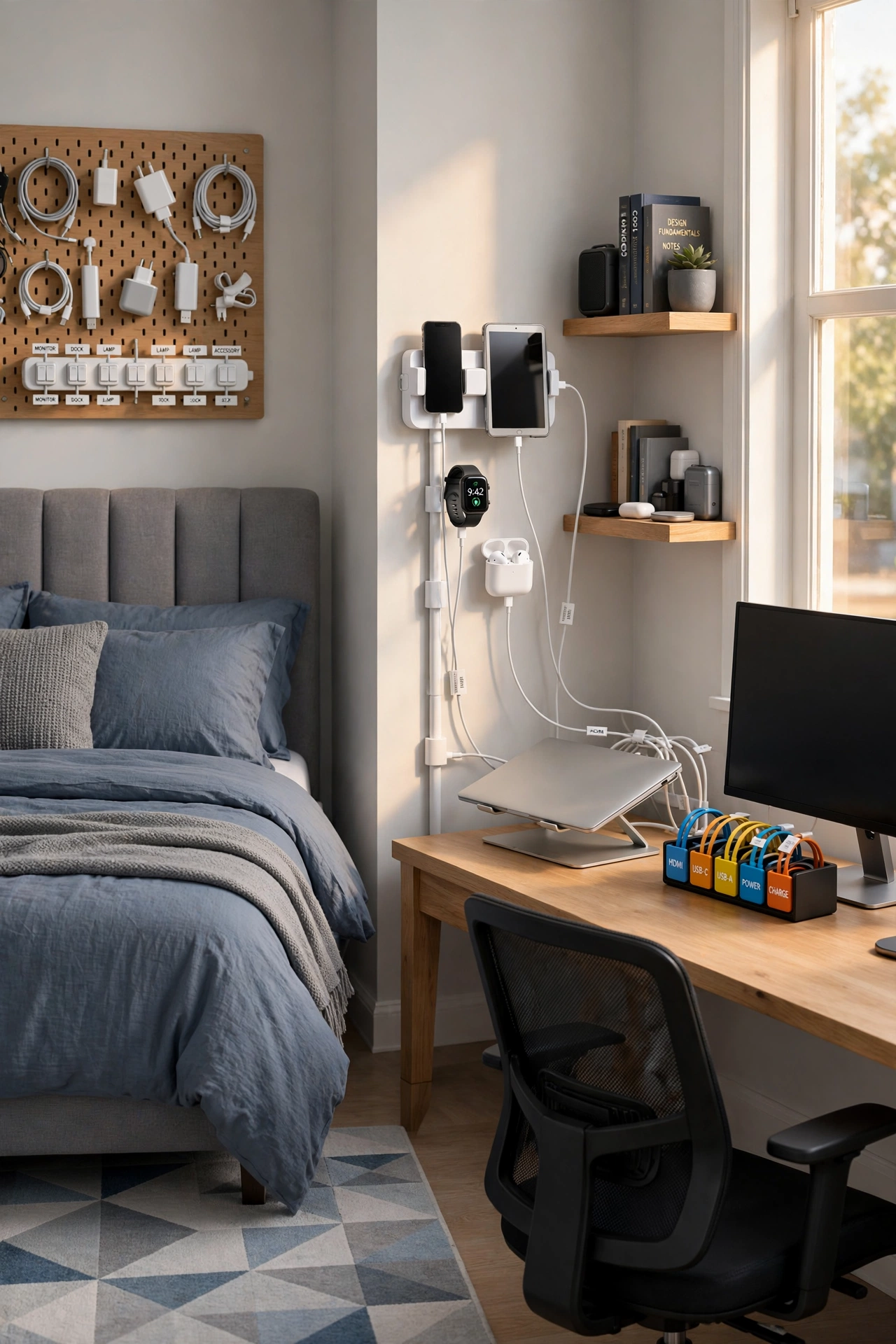 Tech Charging Station Setup