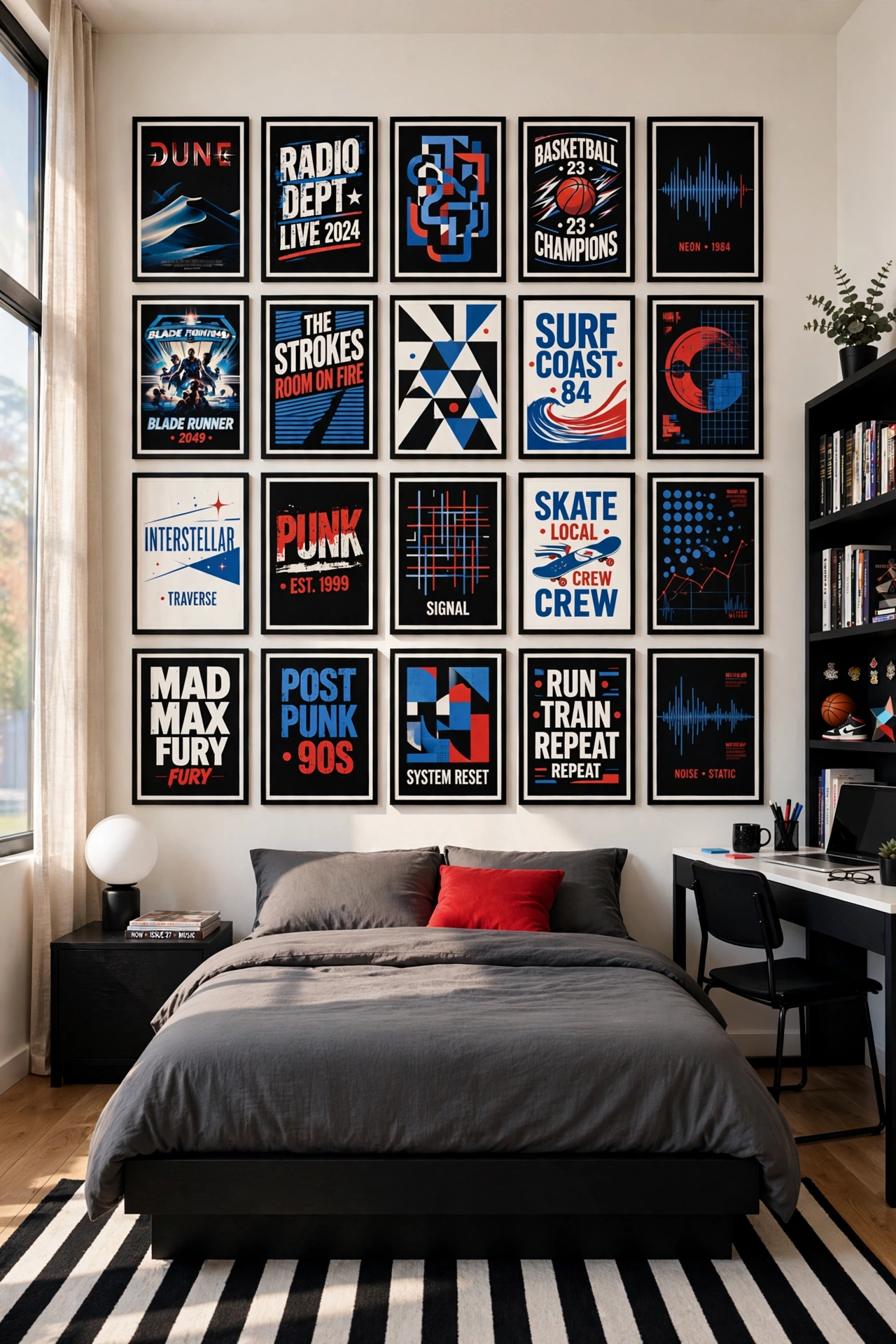 Poster Collage Wall Grid