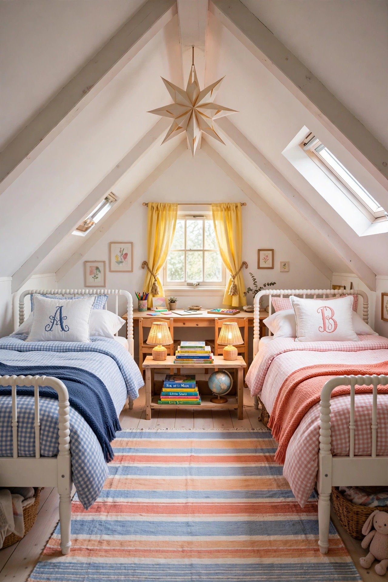 Twin Bed Sibling Share Space