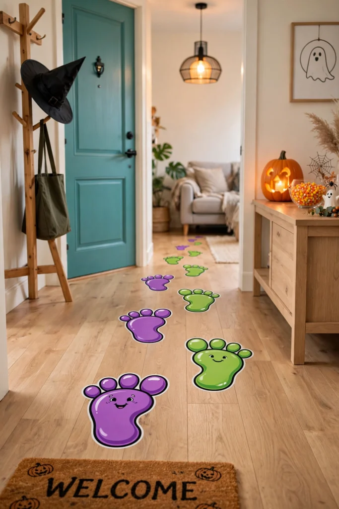 Bloody Footprint Floor Decals