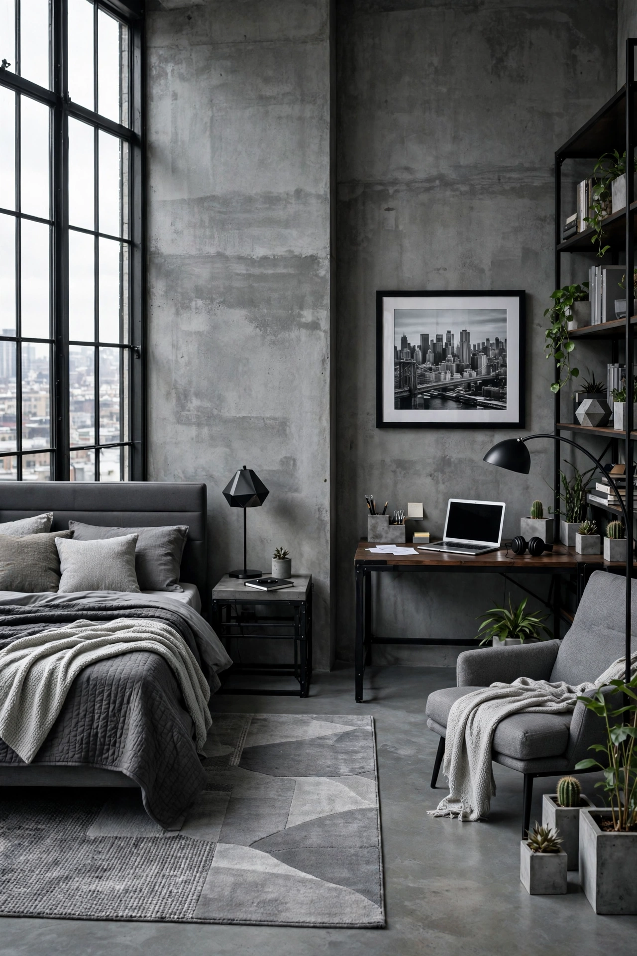Concrete Gray Urban Style