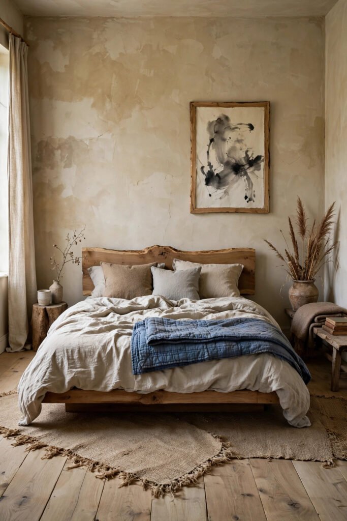 Wabi-Sabi Style Bedroom