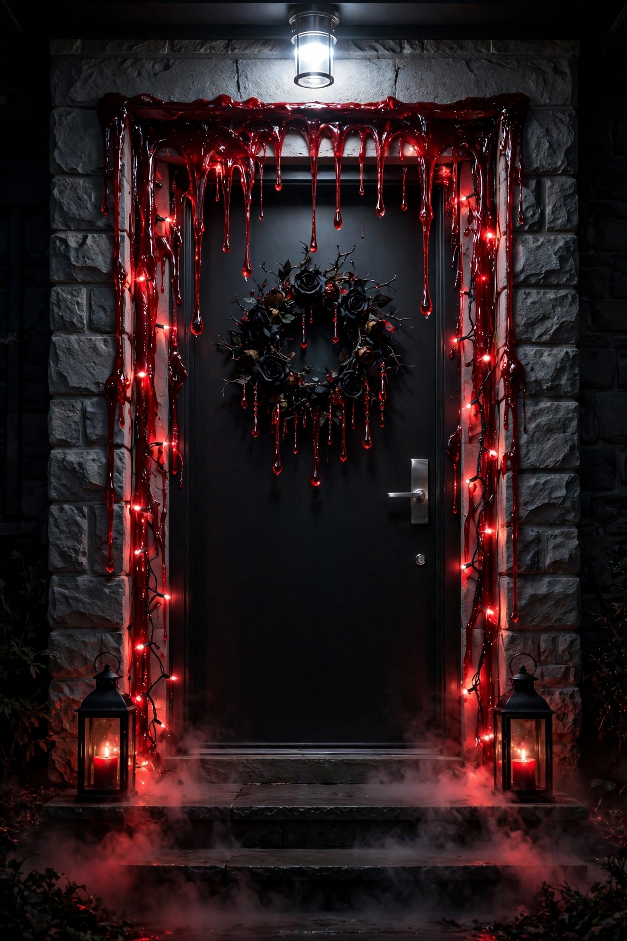 Blood-Drip Effect Door Frame Lights