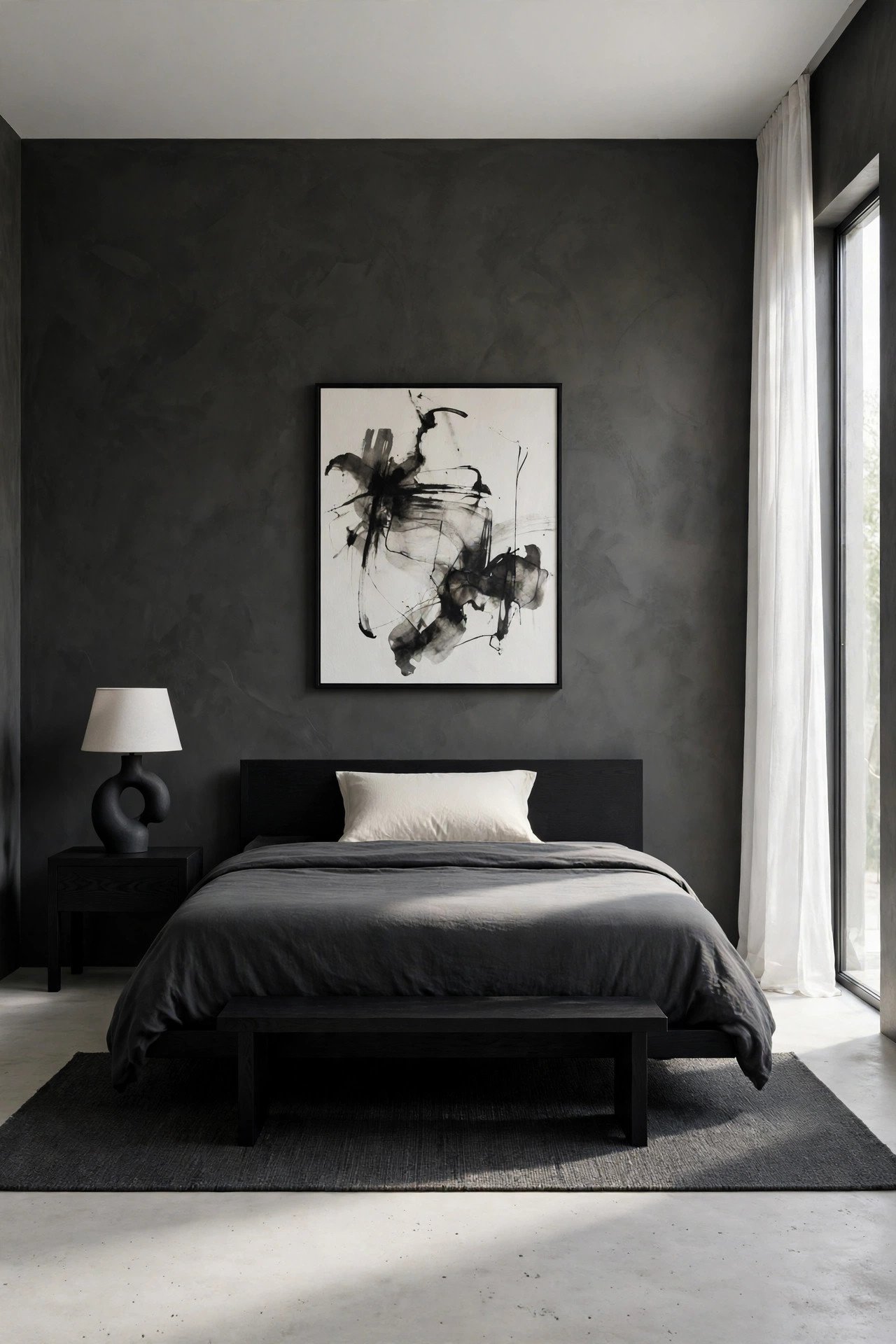 Black Minimalist Retreat