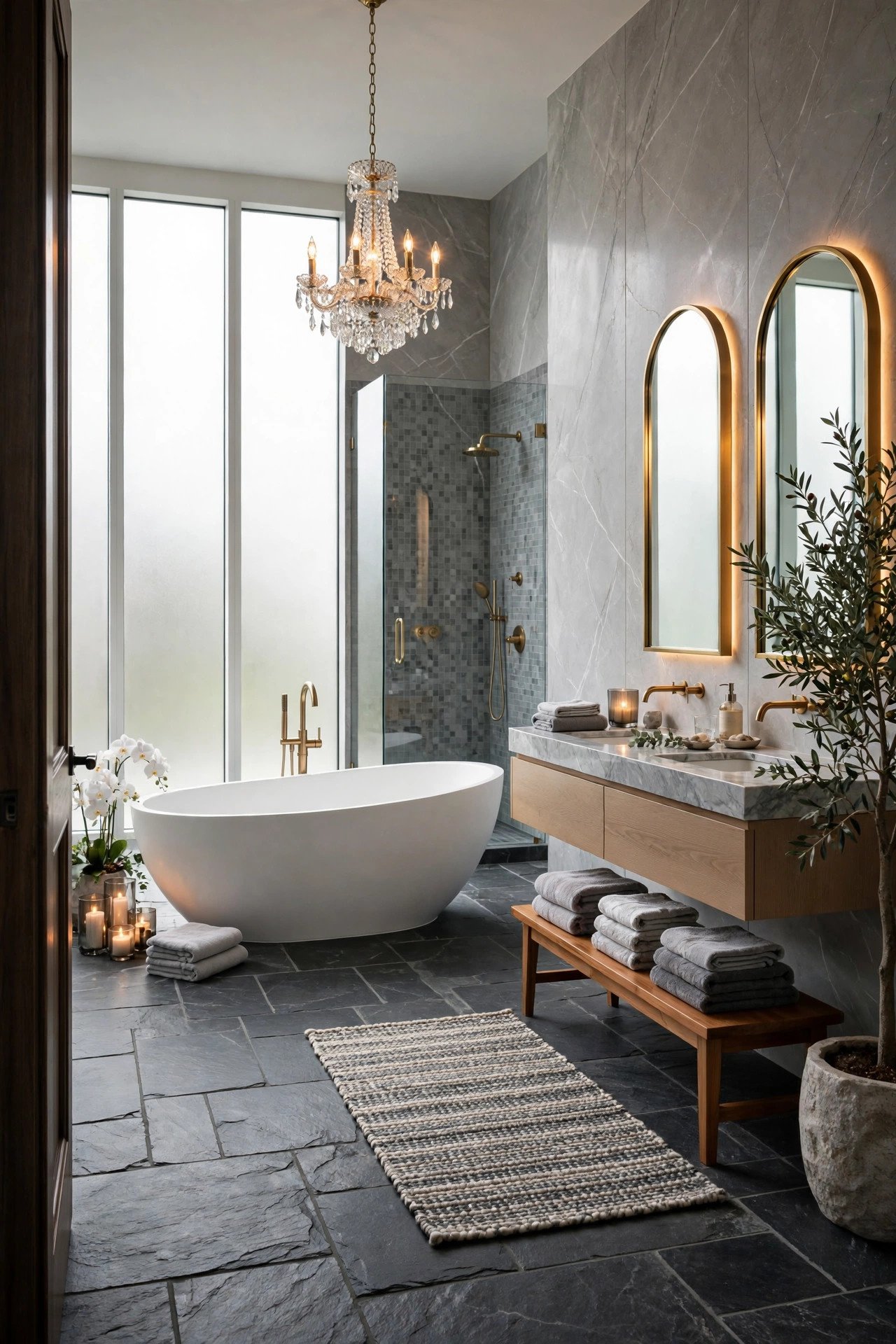 30 Grey Bathroom Ideas That Prove Neutral Can Be Stunning