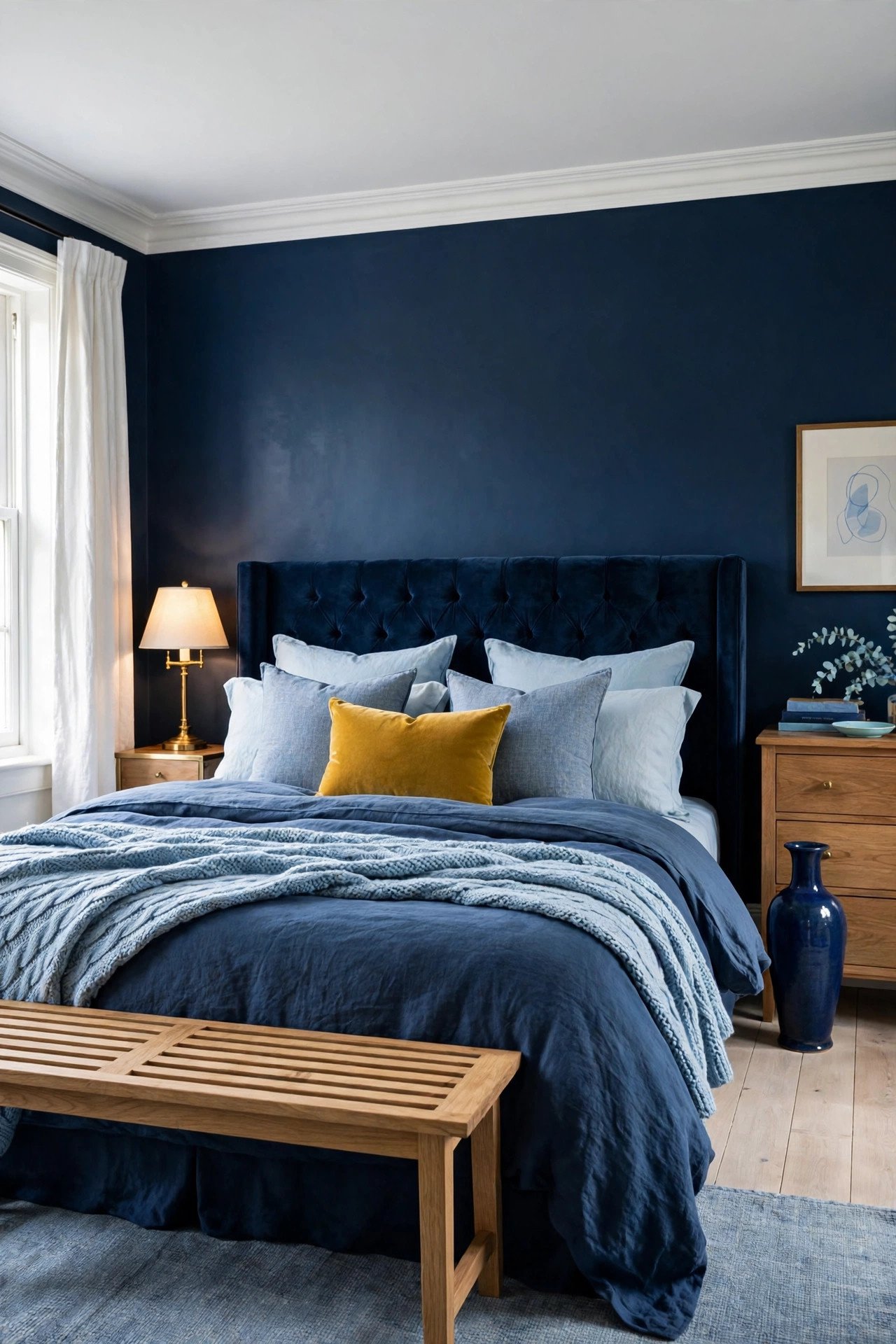Monochrome Navy Layered Tones