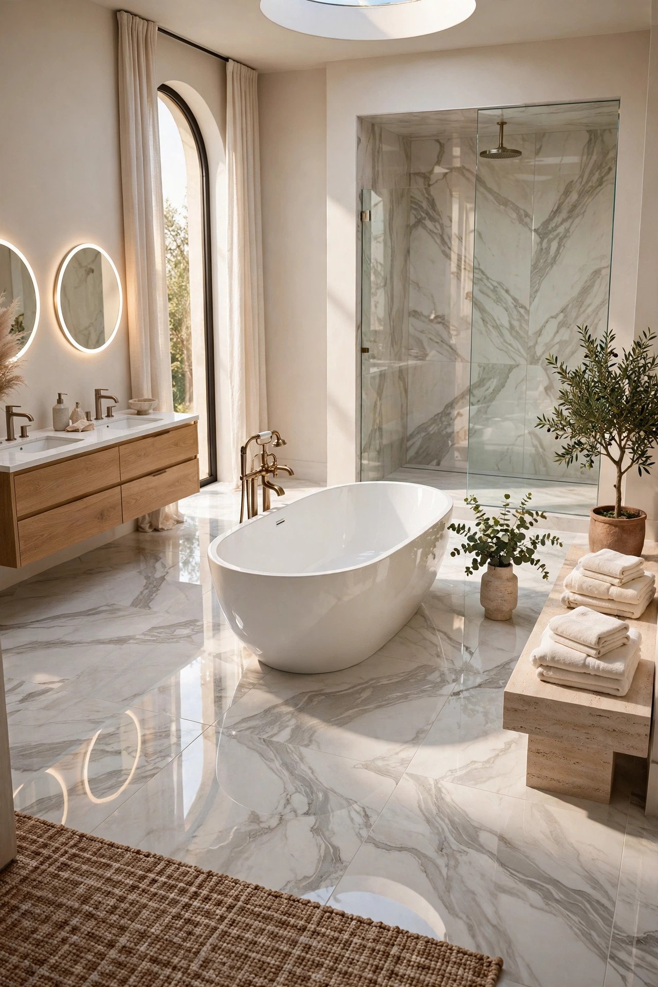 30 Stunning Bathroom Flooring Ideas for a Fresh, Modern Look
