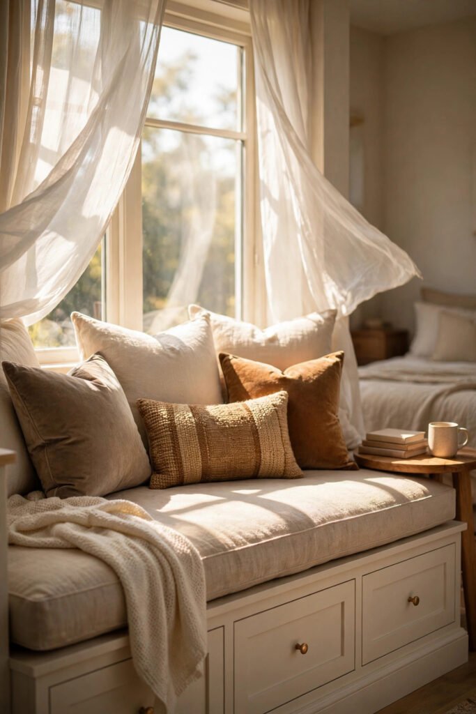 Sunlit Window Seat Retreat