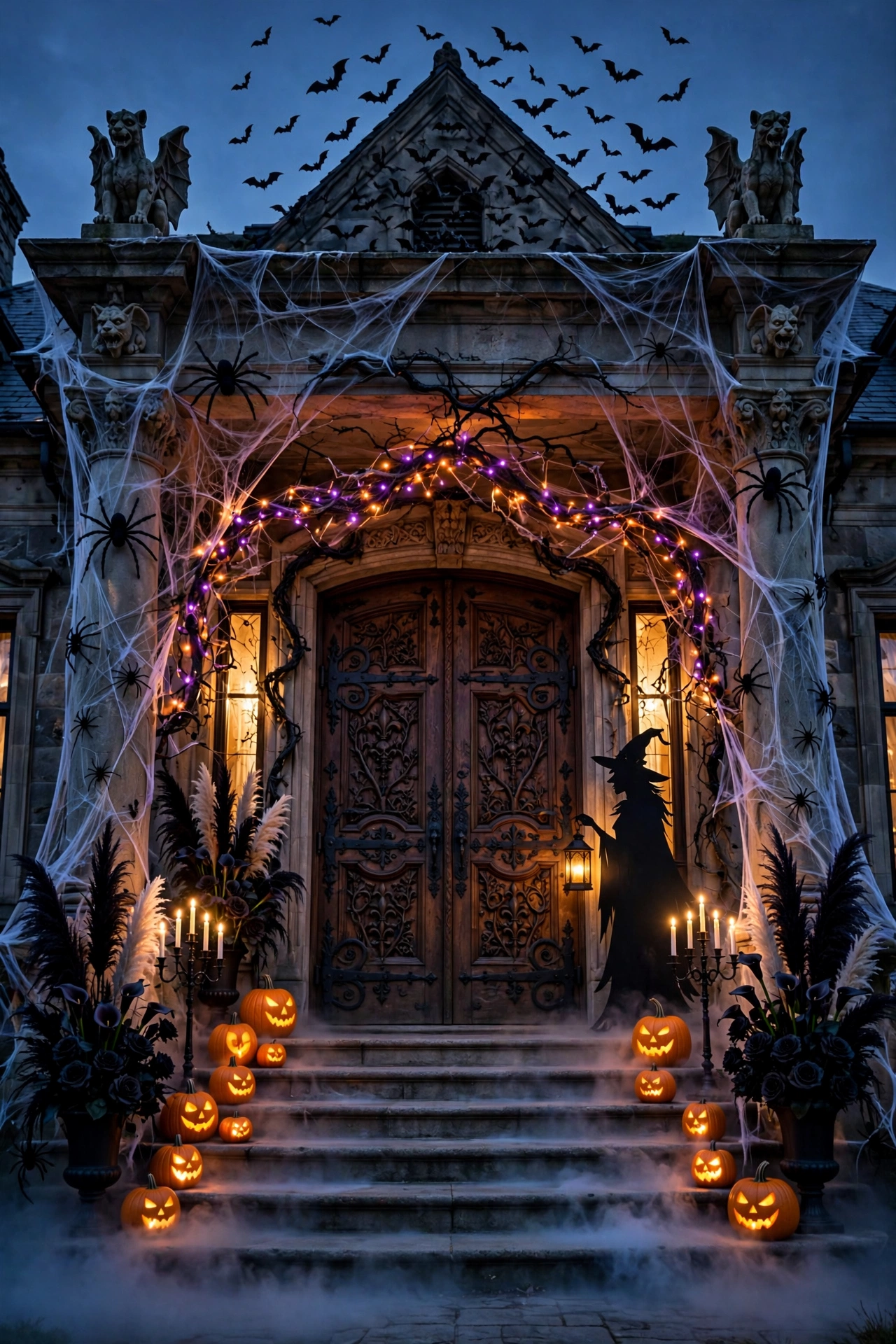 Full Haunted Mansion Door Transformation