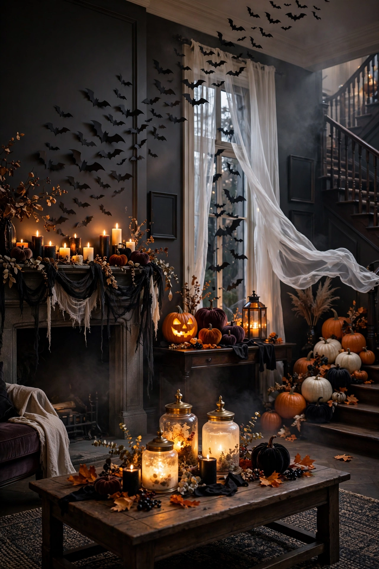 30 Indoor Halloween Decorations That Turn Your Home into a Haunted Haven