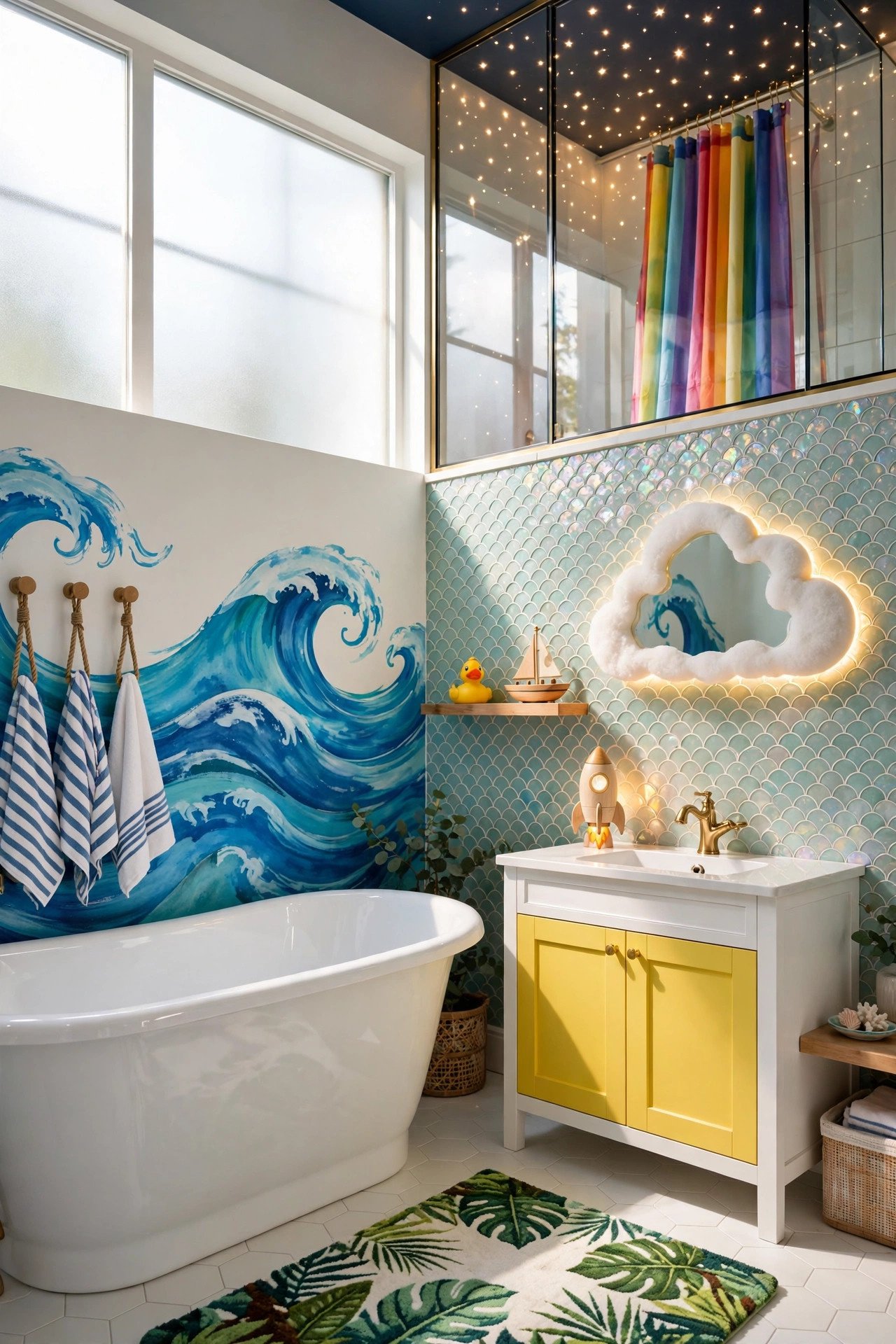30 Kids Bathroom Ideas That Turn Splash Time Into the Best Time